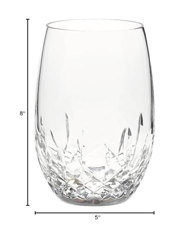 Waterford Lismore Essence Stemless White Wine Pair
