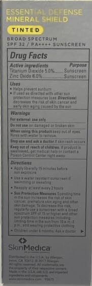 SkinMedica Essential Defense Mineral Shield SPF 32 Tinted Sunscreen