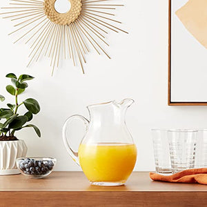 Mikasa Napoli Clear Glass Beverage Pitcher