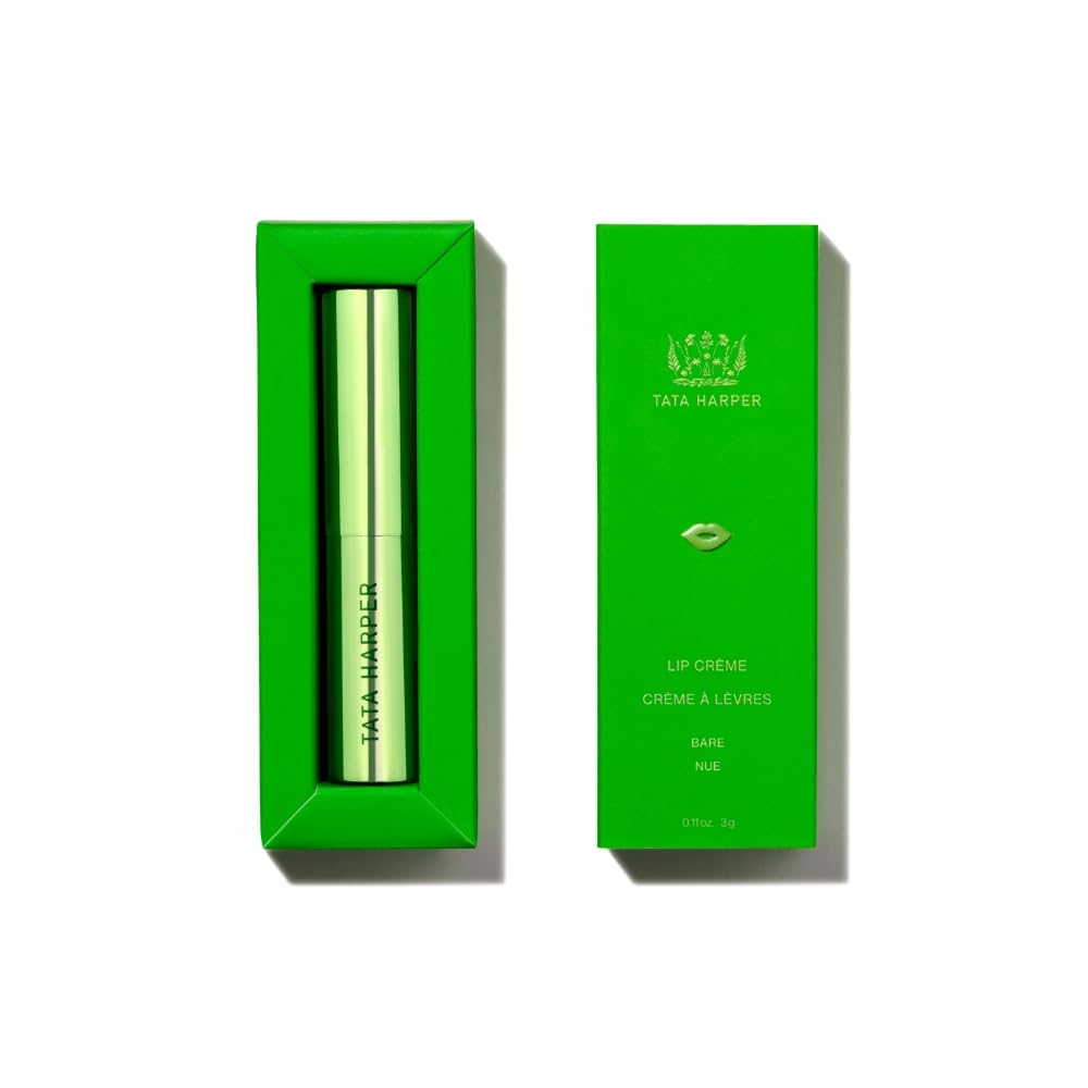 Tata Harper Lip Crème, Hydrating Lip Treatment, Bare - Clear, Natural Lip Crème