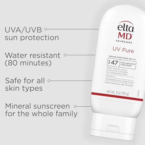 EltaMD UV Pure Face and Body Sunscreen, SPF 47