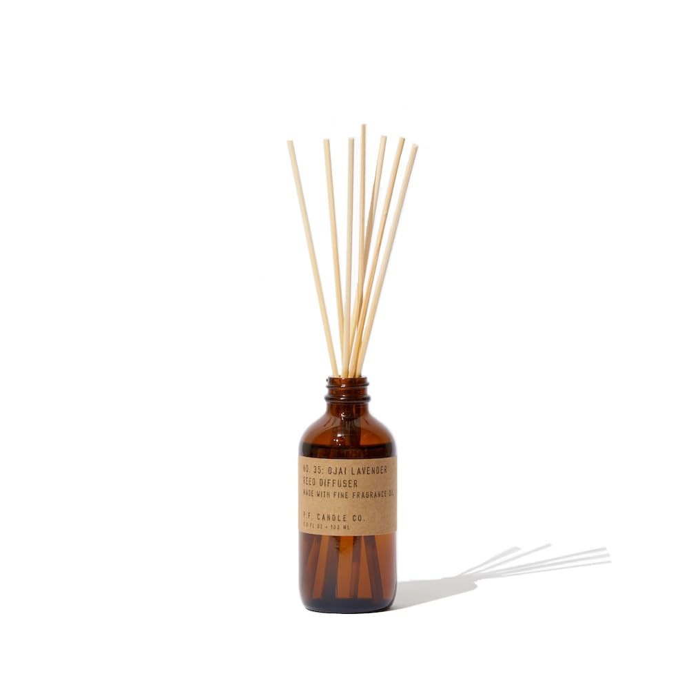 P.F. Candle Co. Ojai Lavender Classic Scented Rattan Reed Diffuser