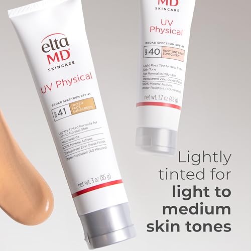 EltaMD UV Physical Tinted Mineral Sunscreen for Face SPF 41