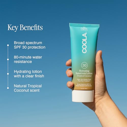 COOLA Organic Sunscreen SPF 30 Sunblock Body Lotion