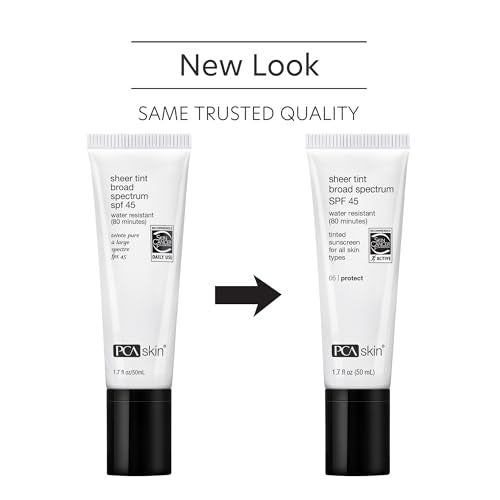 PCA SKIN Sheer Tinted Sunscreen, SPF 45