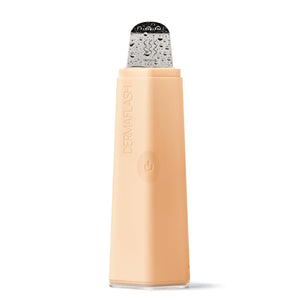 DERMAFLASH DERMAPORE+ Skin Care Device, Ultrasonic 2-in-1 Pore Extractor and Serum Infuser, Peach Fuzz