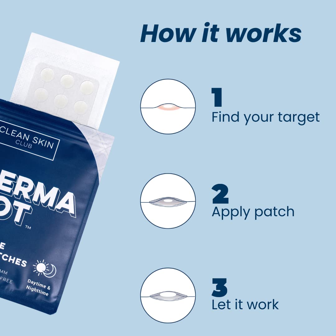 CLEAN SKIN CLUB 60 Invisible Vegan Pimple Patches