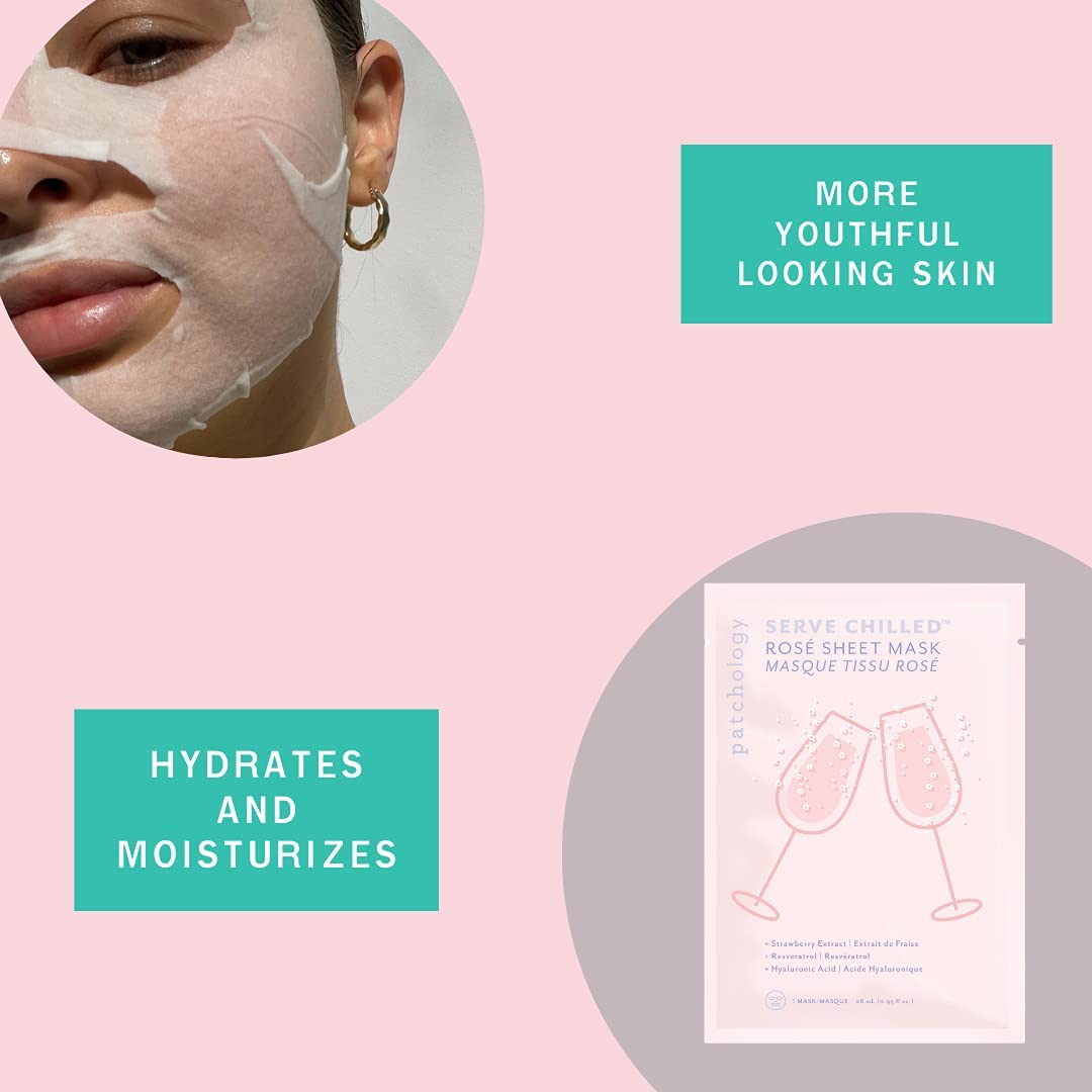 Patchology Serve Chilled Rosé Facial Sheet Mask