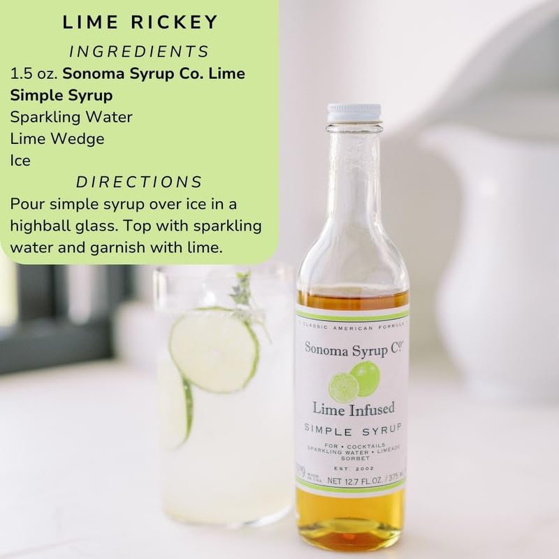 Sonoma Syrup Co Lime Simple Syrup