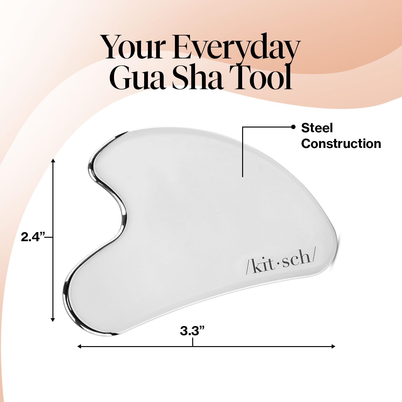 Kitsch Stainless Steel Gua Sha Facial Tools