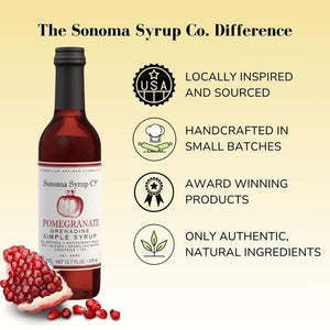 Sonoma Syrup Co Pomegranate Grenadine Simple Syrup