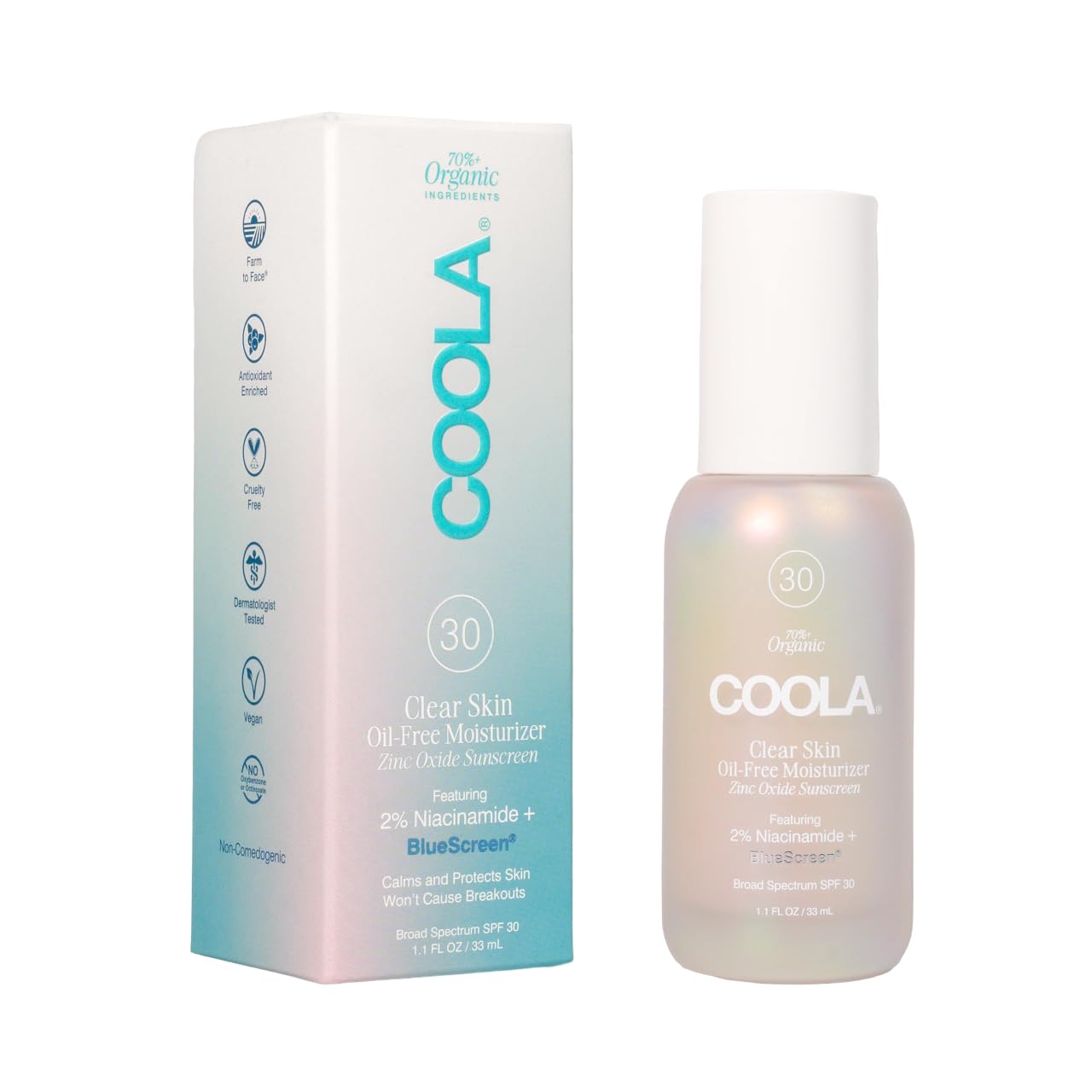 COOLA Clear Skin Oil-Free Moisturizer with SPF 30