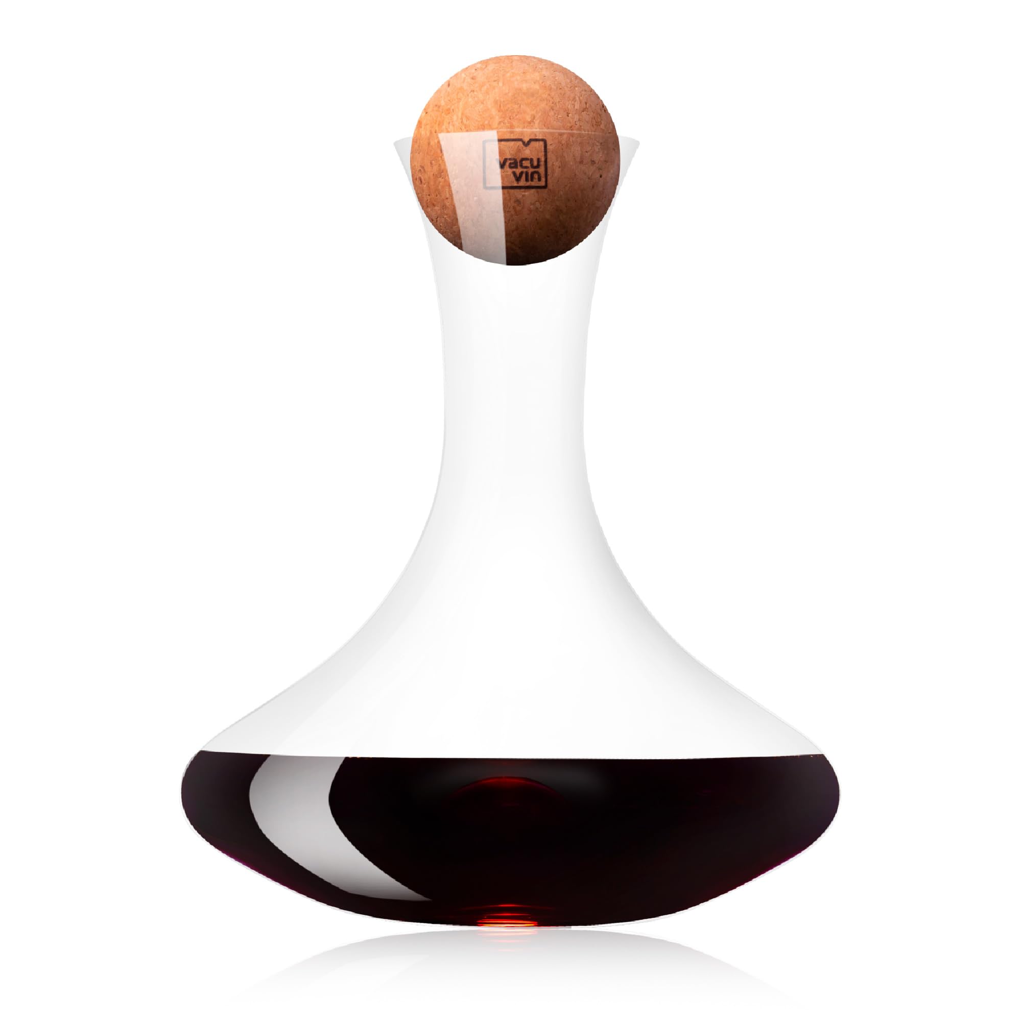 Vacu Vin Wine Decanter – Elegant Glass Carafe for Aerating Red Wine