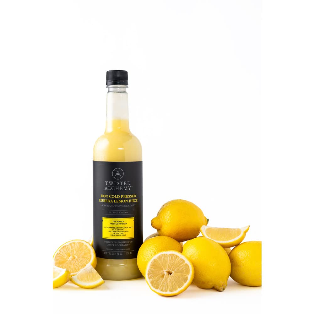 Twisted Alchemy Cold Pressed Fresh Lemon Juice For Craft Cocktails