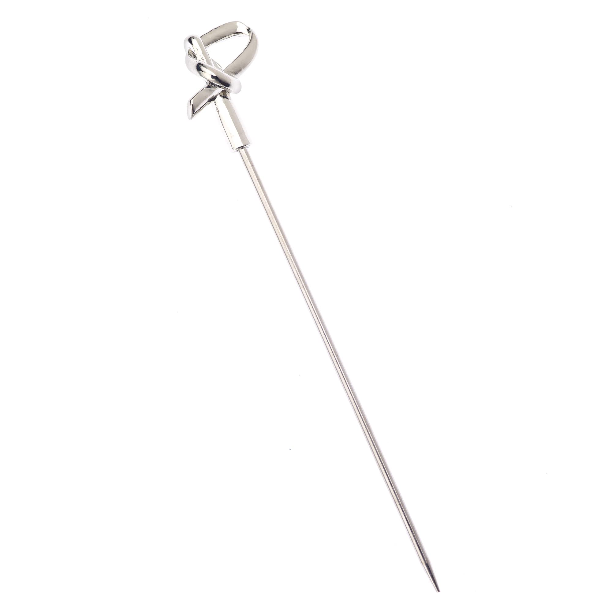 Barfly Cocktail Picks, Bamboo Knot, Stainless Steel - Set of 12