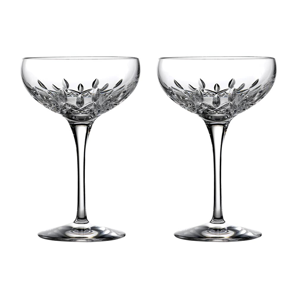 Waterford Lismore Essence Champagne Saucer, set of 2