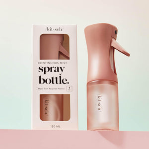 Kitsch Continuous Spray Bottle for Hair | Fine Mist Water Mister for Hair Styling