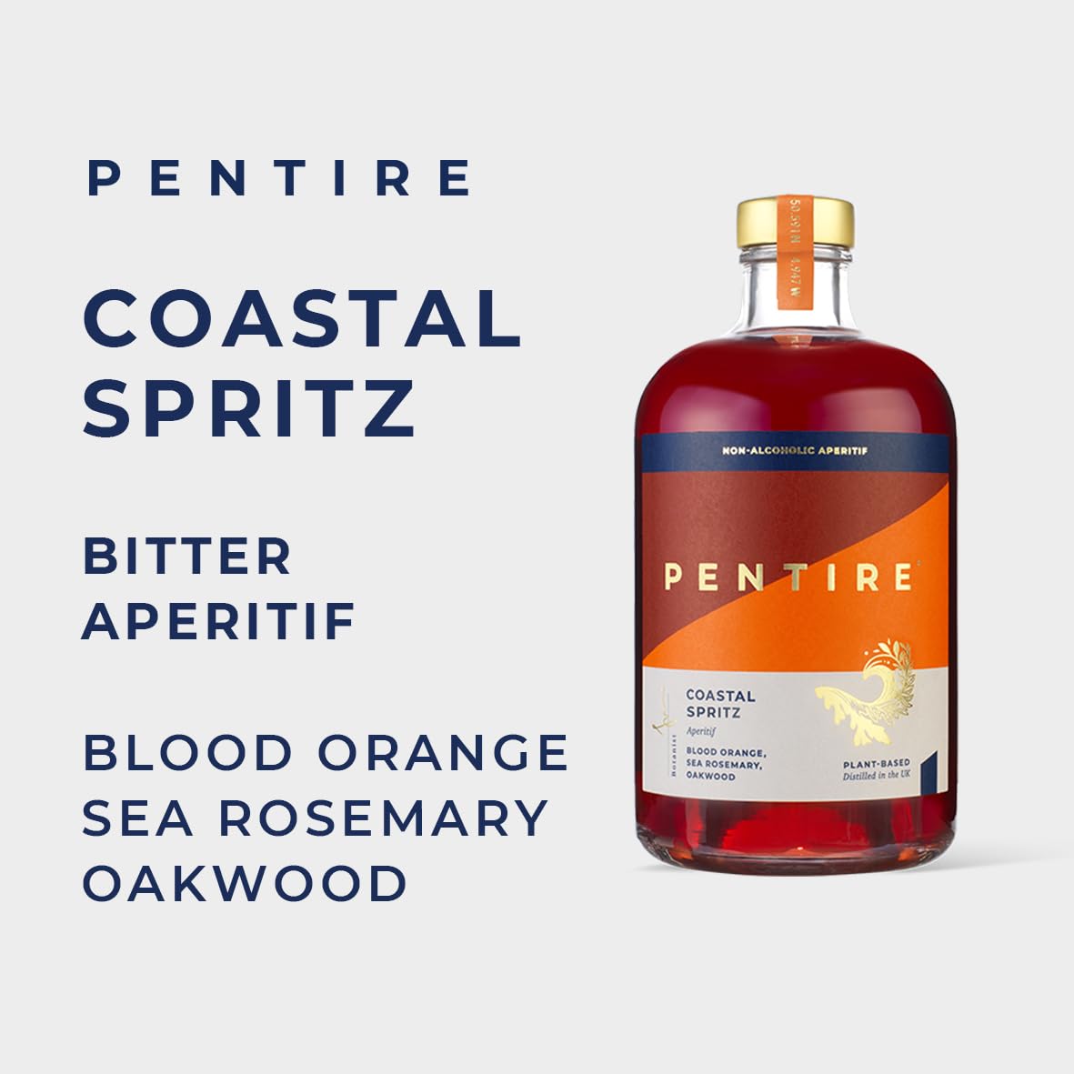 Pentire Coastal Spritz 70cl - Botanical Alcohol Free Aperitif