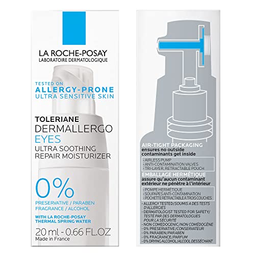La Roche-Posay Toleriane Dermallergo Eye Cream Soothing Repair Moisturizer