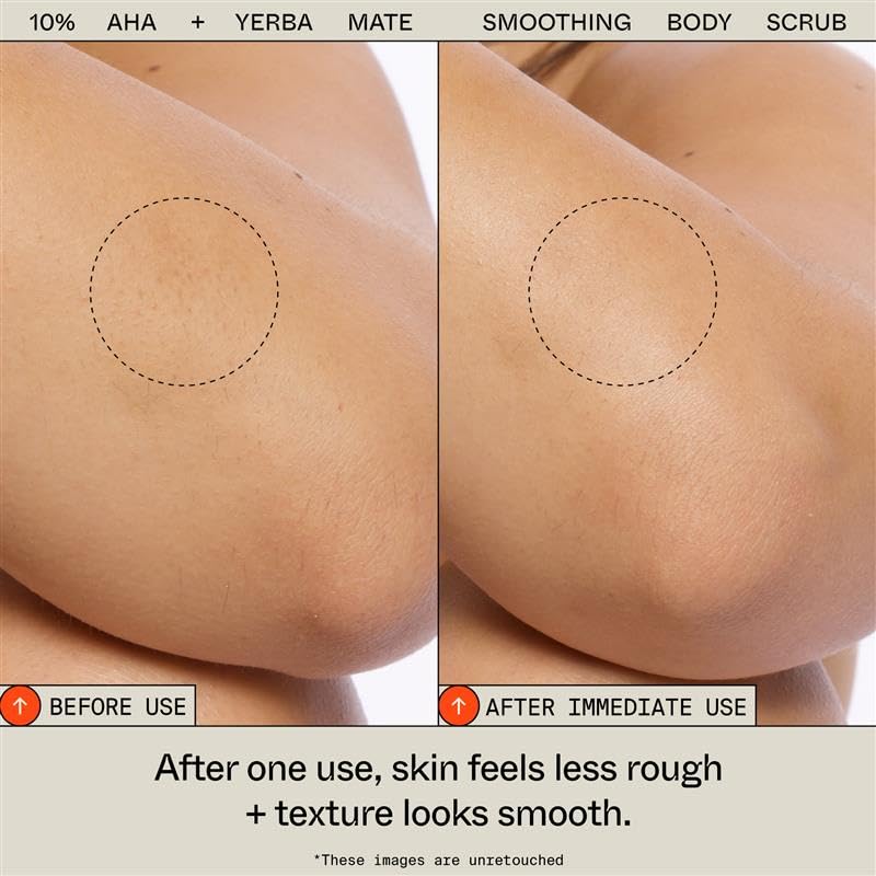 Youth To The People 10% AHA + Yerba Mate Smoothing Energy Body Scrub