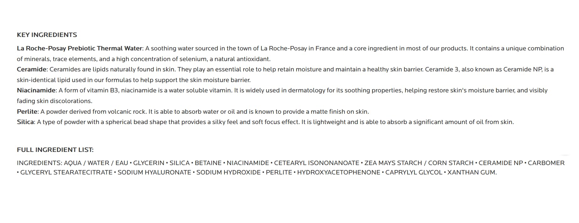 La Roche-Posay Toleriane Double Repair Matte Face Moisturizer