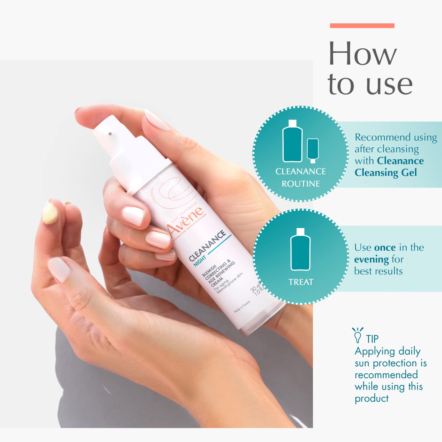 Avène Cleanance NIGHT Blemish Correcting & Age Renewing Cream