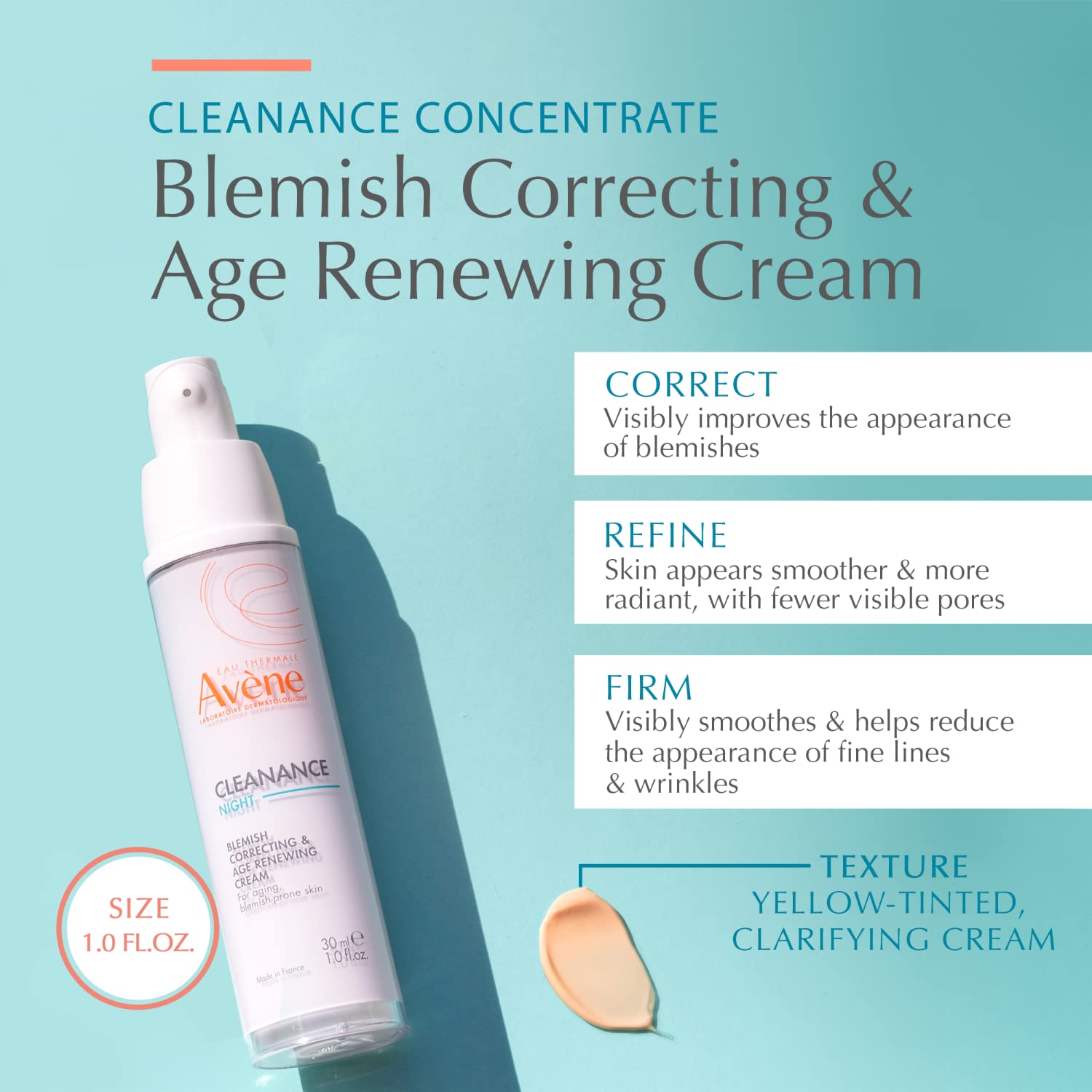 Avène Cleanance NIGHT Blemish Correcting & Age Renewing Cream