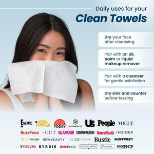 Clean Skin Club Clean Towels XL™, 100 Ct, 2 Pack