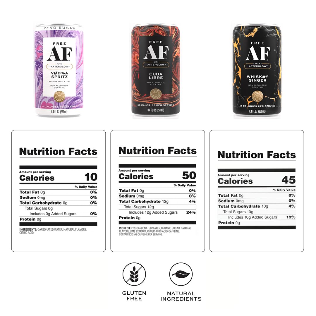 FREE AF Non-Alcoholic Drinks Tasting Pack