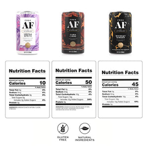 FREE AF Non-Alcoholic Drinks Tasting Pack