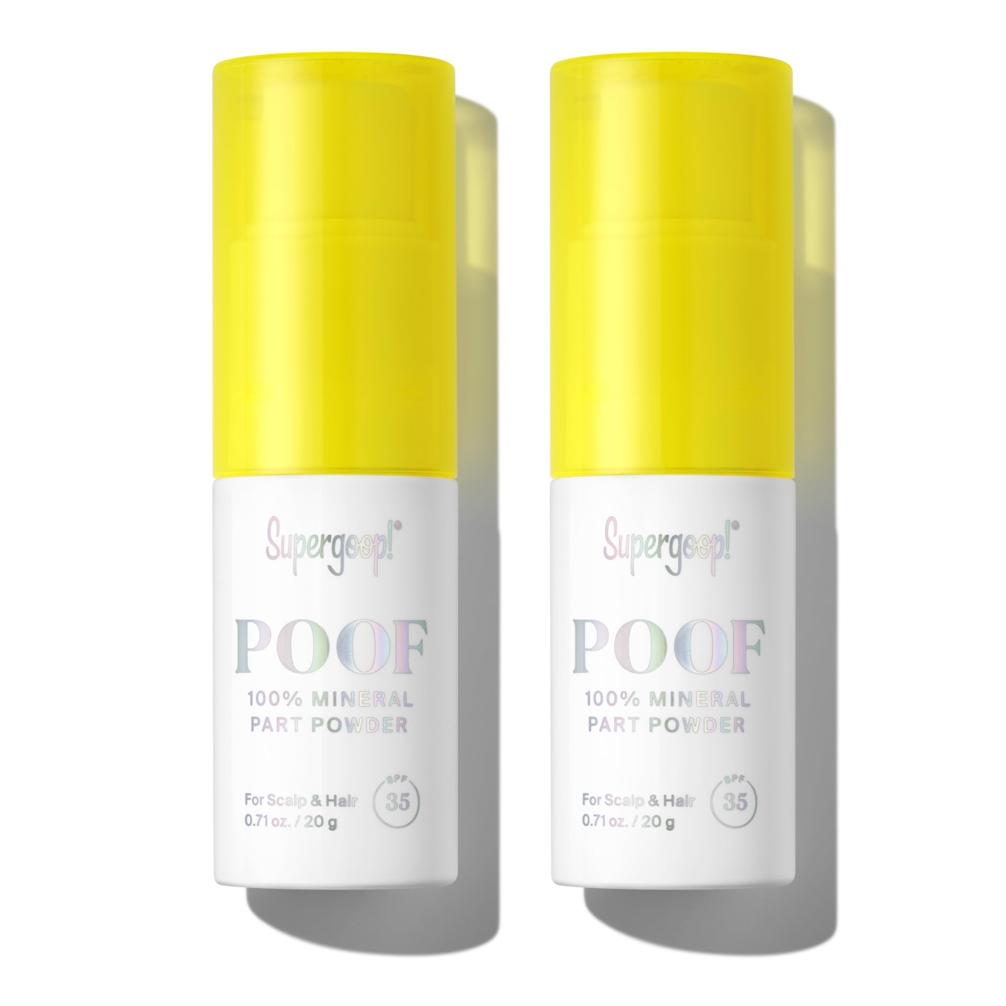 Supergoop! Poof 100% Mineral Part Powder, Pack of 2 - SPF 35