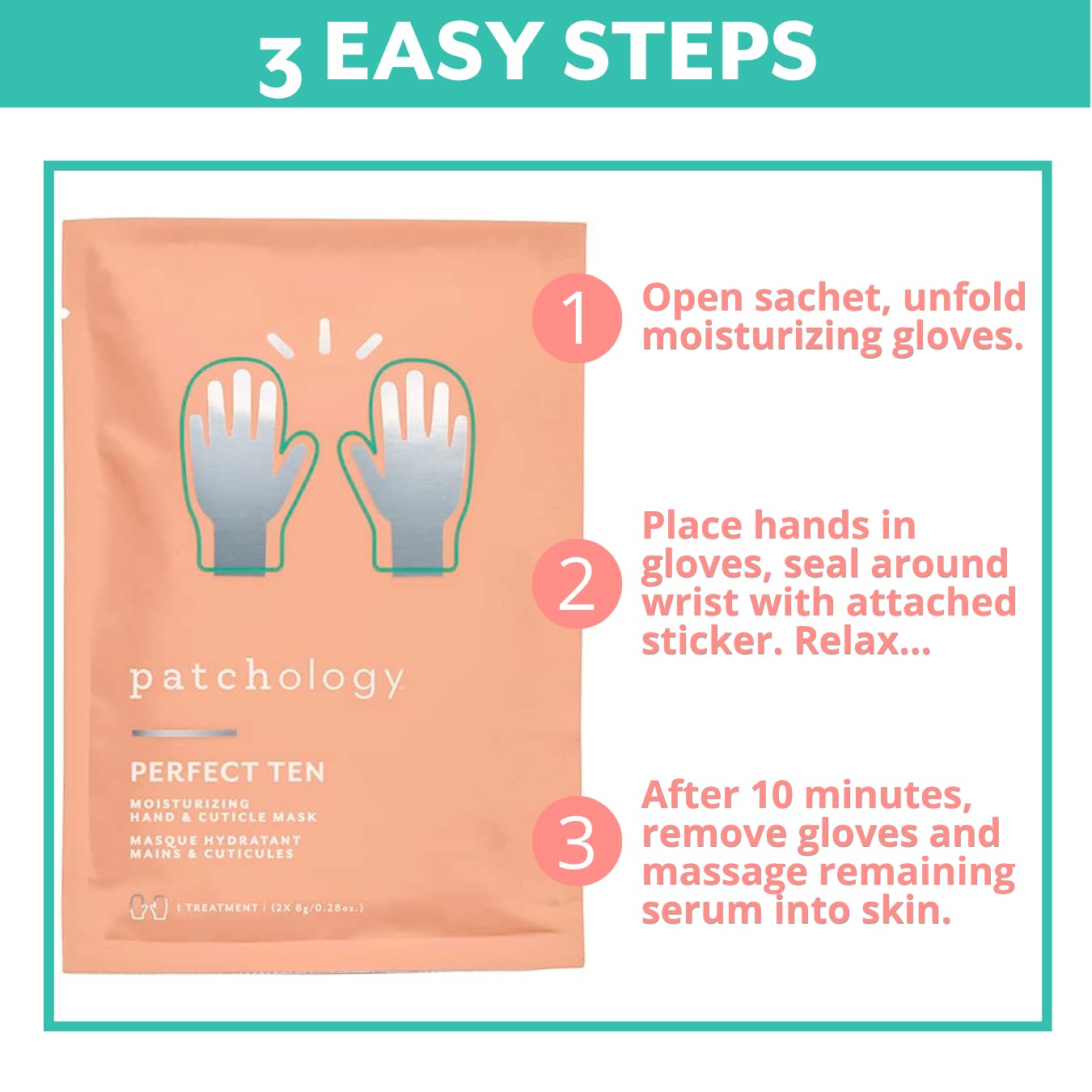 Patchology Warm Up Perfect Ten Self-warming Hand & Cuticle Mask