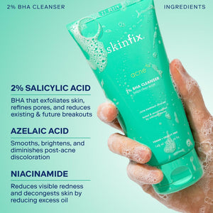Skinfix Acne+ BHA Cleanser and Acne+ Adapinoid Gel