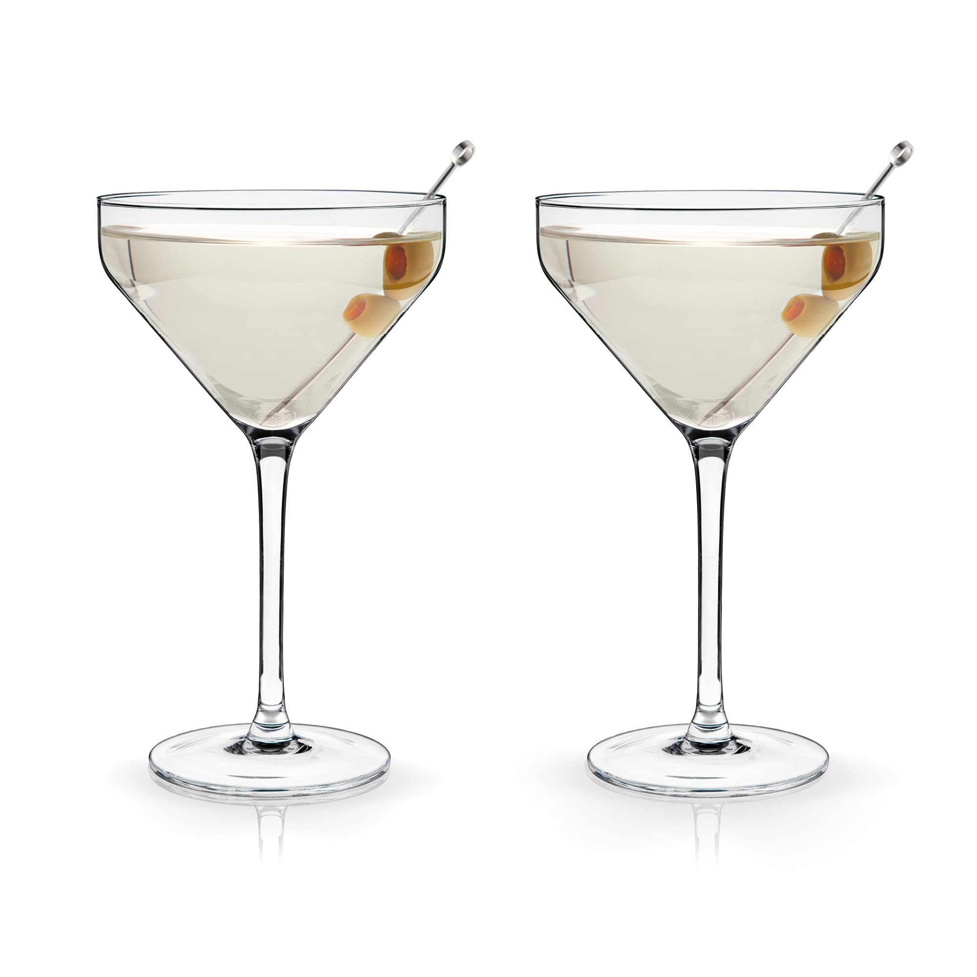 Viski Angled Martini Glass - Set of 2