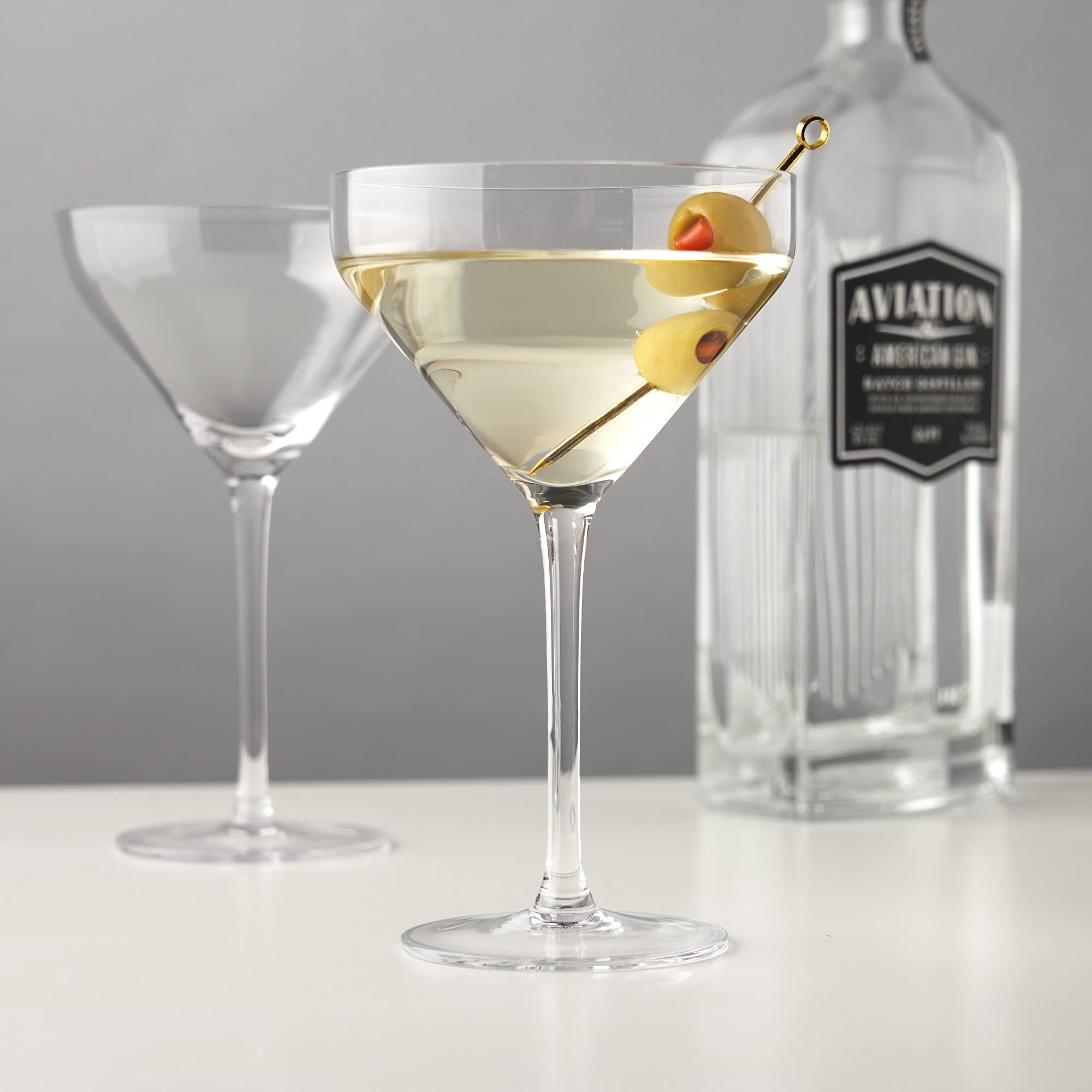Viski Angled Martini Glass - Set of 2