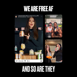 FREE AF Non-Alcoholic Drinks Cucumber G&T