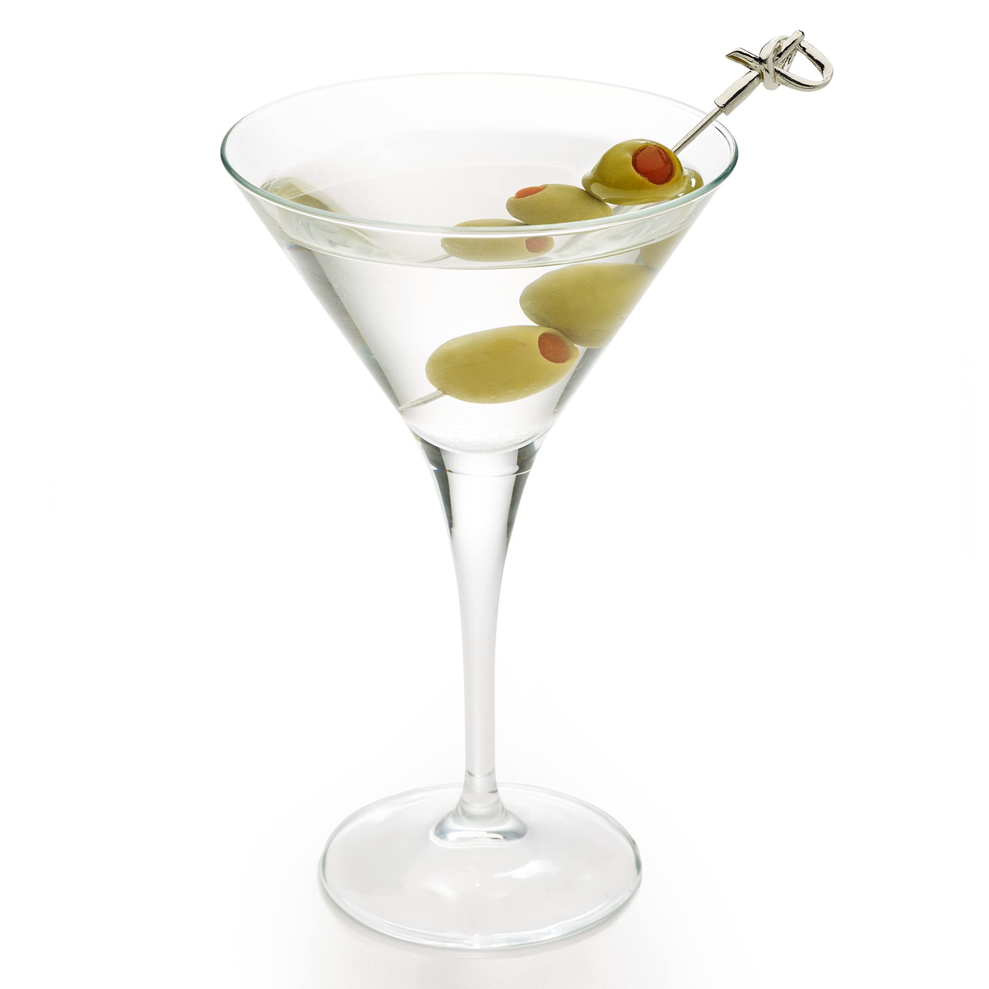 Barfly Cocktail Picks, Bamboo Knot, Stainless Steel - Set of 12