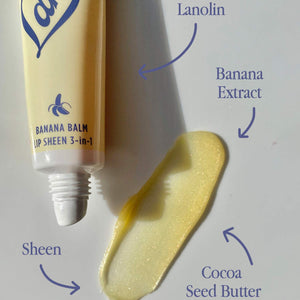 Lanolips Lip Treatment Duo - Banana Balm Lanolin Gloss