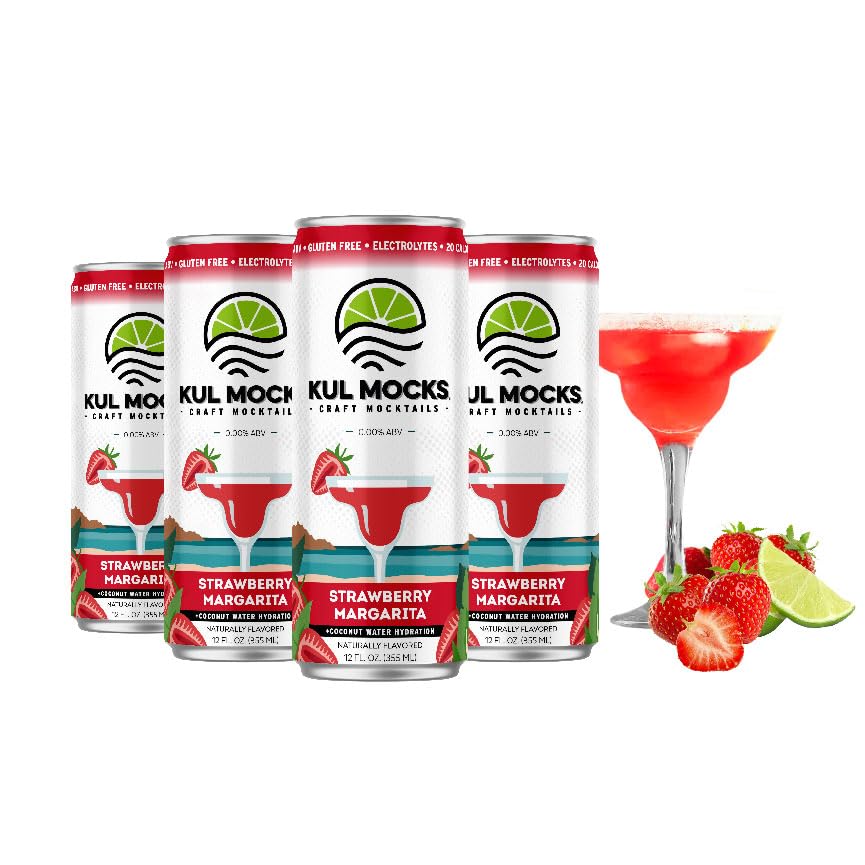 KUL MOCKS Mocktails Non-Alcoholic Drinks | Strawberry Margarita