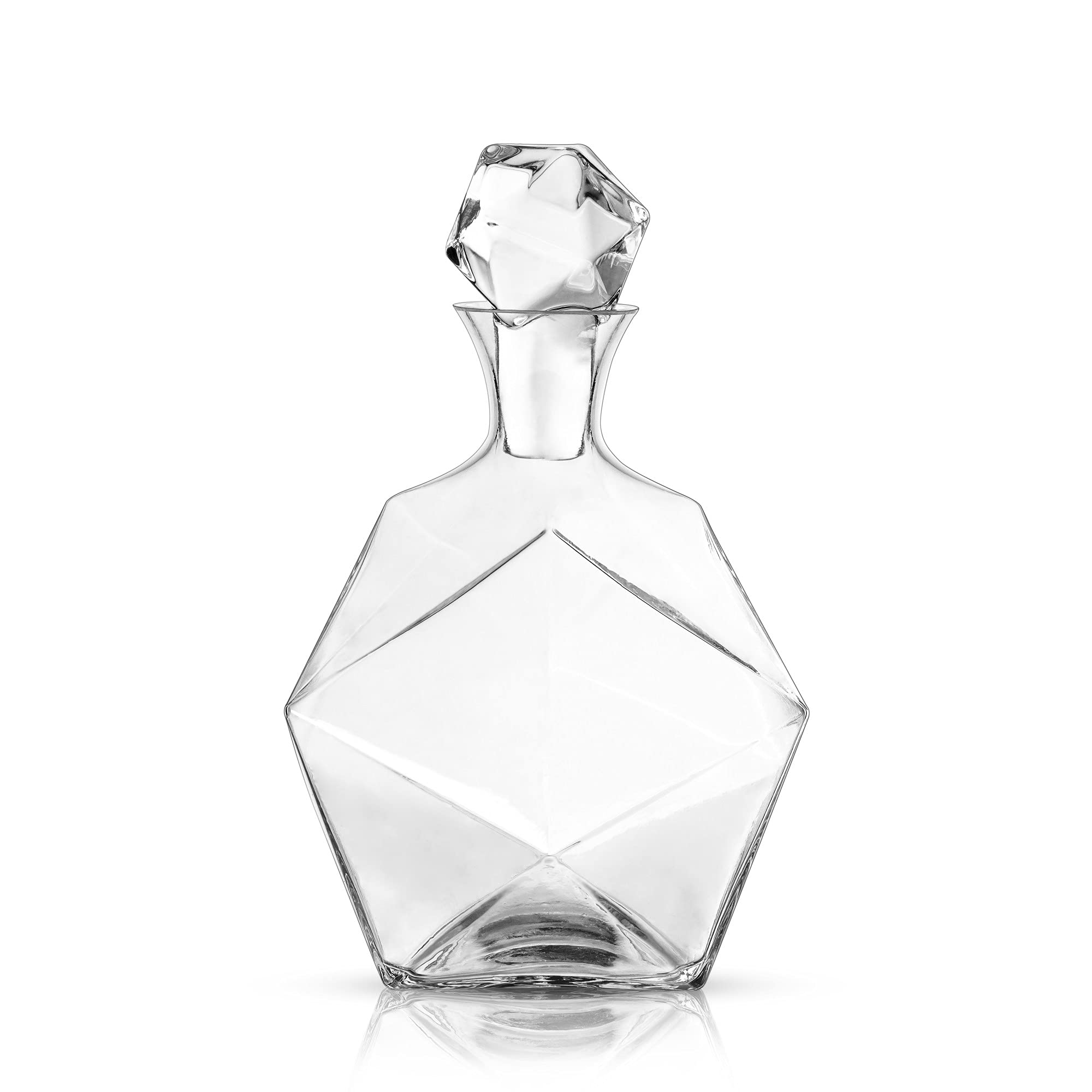 Viski Faceted Whiskey Crystal Decanter