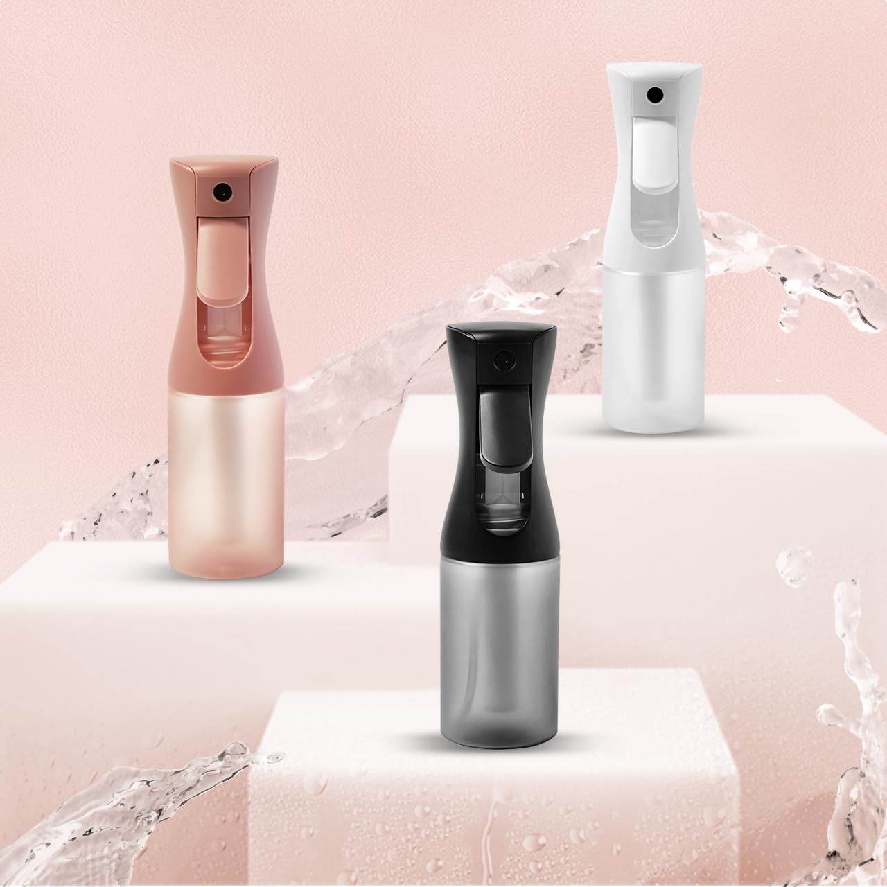 Kitsch Continuous Spray Bottle for Hair | Fine Mist Water Mister for Hair Styling