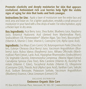 Eminence Organic Skincare Firm Skin Acai Moisturizer with Hyaluronic Acid