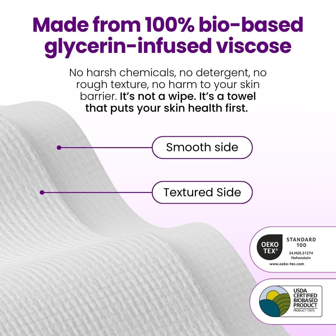 Clean Skin Club Clean Towels XL Healthy Aging™ (50 Ct, 1 Pack)