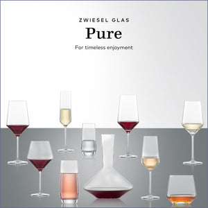 ZWIESEL GLAS Pure Burgundy Red Wine Glass (Set of 6), Graceful Burgundy Glasses for Red Wine, Dishwasher-Safe Tritan Crystal Glasses, Made in Germany (23 Ounce)