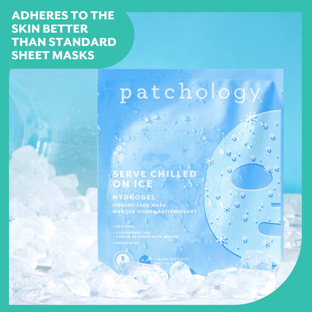 Patchology Serve Chilled Iced Cooling and Firming Hydrogel Masks