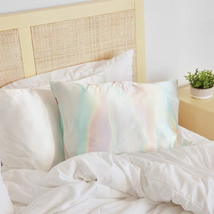 Kitsch Satin Pillowcase with Zipper for Hair & Skin, Softer Than Silk Pillow Cases Queen