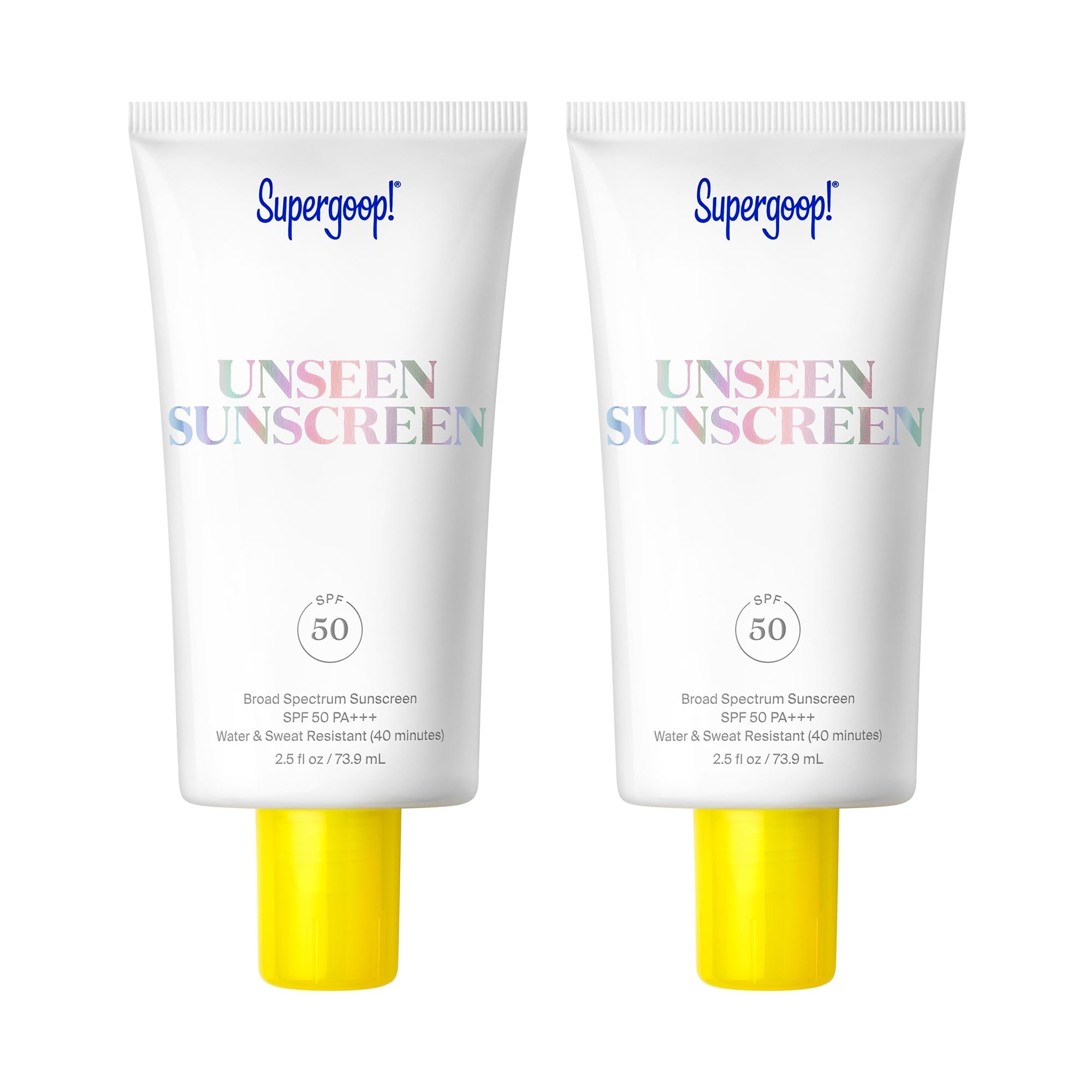 Supergoop! Unseen Sunscreen SPF 50 - 2 Pack