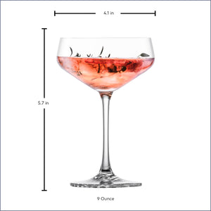 Zwiesel Glas Echo Coup Cocktail Glass (Set of 4)