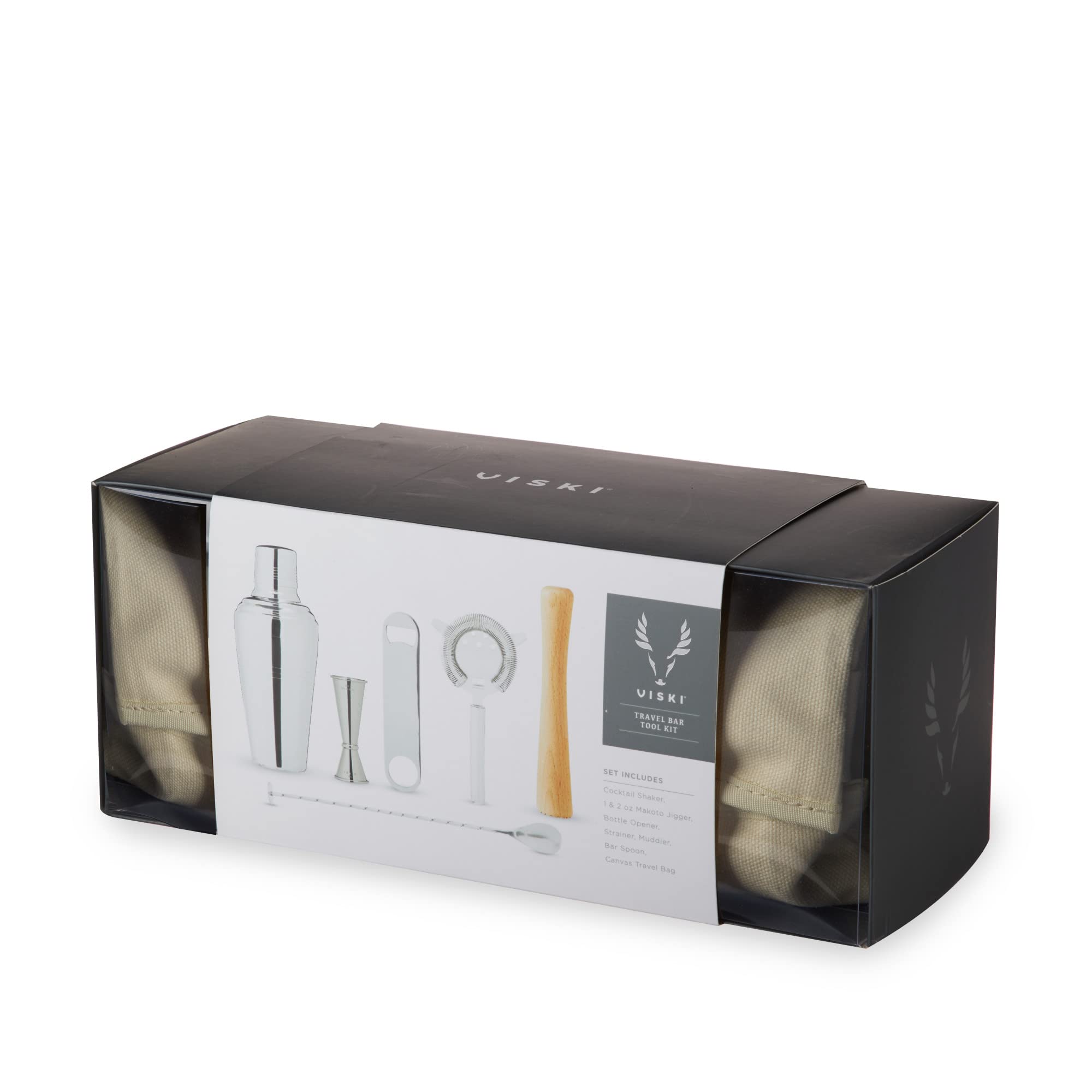 Viski Travel Bartender Kit 6pc Set