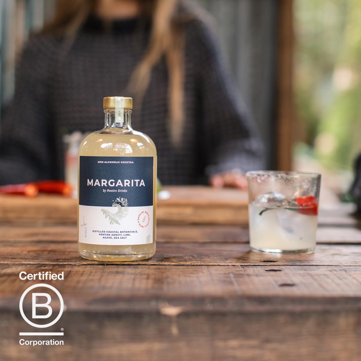 Pentire Margarita 50cl - Botanical Alcohol Free Cocktail